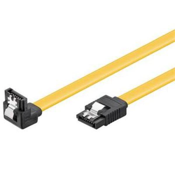 PremiumCord SATA 3.0 datový kabel, 6GBs, 90°, 0, 5m