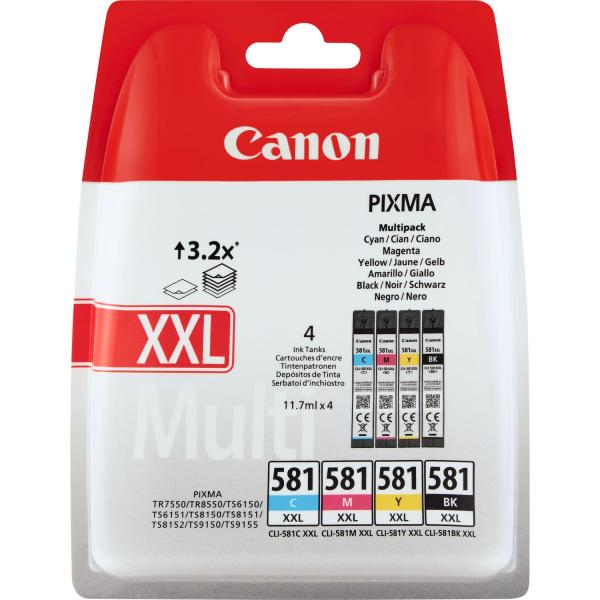 Canon INK CLI-581XXL C M Y BK nah:351206314