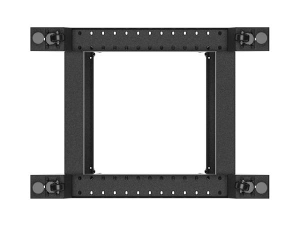 LANBERG OTVORENÝ RACK 18U 600X800 ČIERNY 