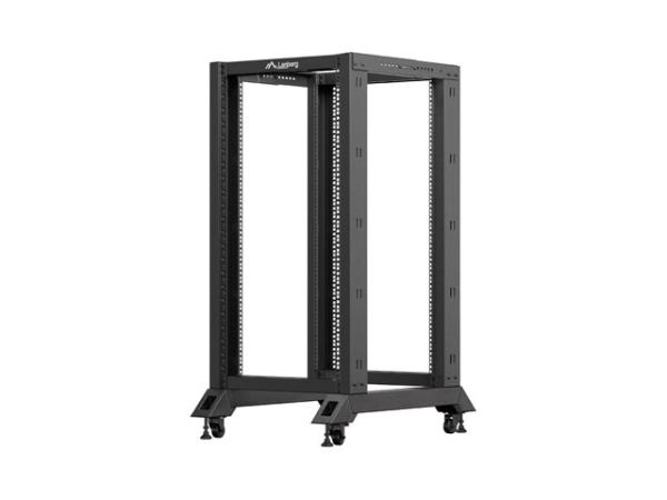 LANBERG OTVORENÝ RACK 22U 600X800 ČIERNY V2 