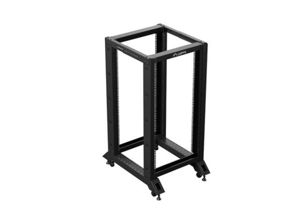 LANBERG OTVORENÝ RACK 22U 600X800 ČIERNY V2 