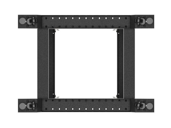 LANBERG OTVORENÝ RACK 22U 600X800 ČIERNY V2 