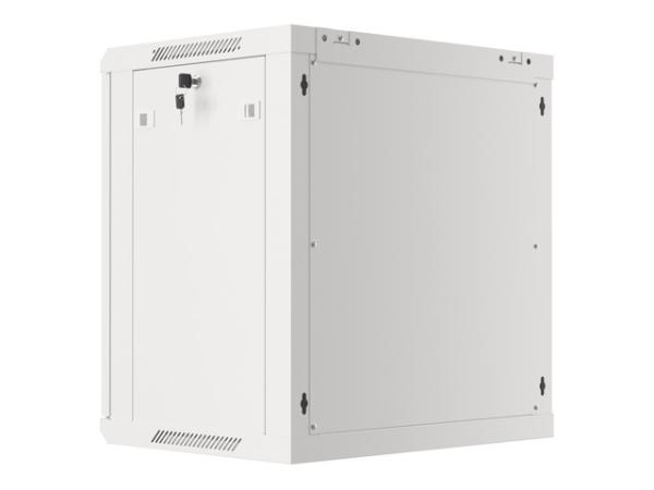 LANBERG RACKOVÁ SKRIŇA 19" NÁSTENNÁ 12U/ 600X450 PRO VLASTNÚ MONTÁŽ S KOVOVÝMI DVERAMI ŠEDÁ 
