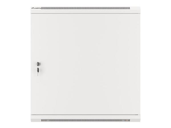 LANBERG RACKOVÁ SKRIŇA 19" NÁSTENNÁ 12U/ 600X450 PRO VLASTNÚ MONTÁŽ S KOVOVÝMI DVERAMI ŠEDÁ 