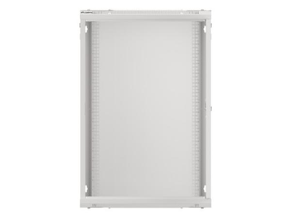 LANBERG 19" RACKOVÁ SKRIŇA PRO MONTÁŽ NA STENU 18U/ 600X450 (FLAT PACK) ŠEDÁ V2 