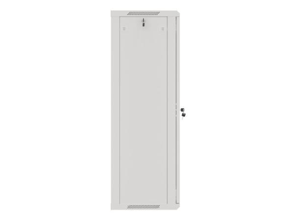 LANBERG RACKOVÁ SKRIŇA 19" NÁSTENNÁ 27U/ 600X450 (FLAT PACK) ŠEDÁ V2 