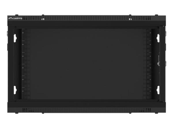 LANBERG 19" RACKOVÁ SKRIŇA PRO MONTÁŽ NA STENU 6U/ 600X600 (FLAT PACK) ČIERNA V2 