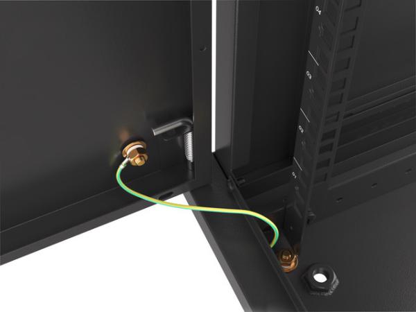 LANBERG RACKOVÁ SKRIŇA 19" PRO MONTÁŽ NA STENU 9U/ 600X600 PRO VLASTNÚ MONTÁŽ S KOVOVÝMI DVERAMI ČIERNA 