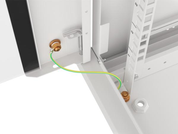 LANBERG RACKOVÁ SKRIŇA 19" PRO MONTÁŽ NA STENU 9U/ 600X600 (FLAT PACK) V2 ŠEDÁ 