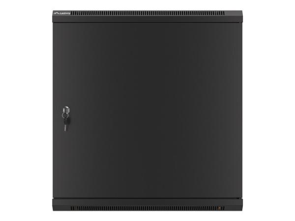 LANBERG RACKOVÁ SKRIŇA 19" NÁSTENNÁ 12U/ 600X600 PRO VLASTNÚ MONTÁŽ S KOVOVÝMI DVERAMI ČIERNA 