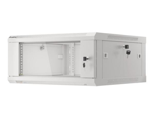 LANBERG RACKOVÁ SKRIŇA 19" PRO MONTÁŽ NA STENU 4U/ 600X600 (FLAT PACK) V2 ŠEDÁ 