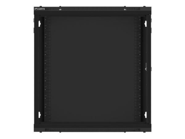 LANBERG RACKOVÁ SKRIŇA 19" NÁSTENNÁ 12U/ 600X600 PRO VLASTNÚ MONTÁŽ S KOVOVÝMI DVERAMI ČIERNA 