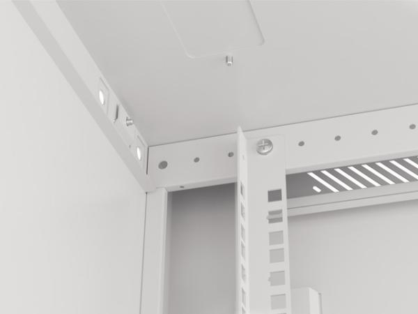 LANBERG 19" RACKOVÁ SKRIŇA PRO MONTÁŽ NA STENU 18U/ 600X600 (FLAT PACK) ŠEDÁ V2 