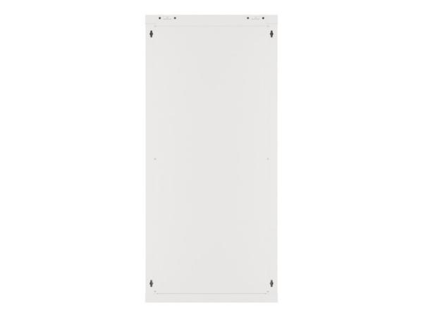 LANBERG RACKOVÁ SKRIŇA 19" NÁSTENNÁ 27U/ 600X600 (FLAT PACK) S PRESKLENÝMI DVERAMI ŠEDÁ V2 