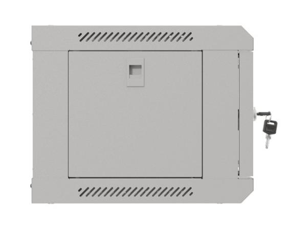 LANBERG RACKOVÁ SKRIŇA 19" NÁSTENNÁ 4U/ 540X350 (FLAT PACK) S PRESKLENÝMI DVERAMI ŠEDÁ 