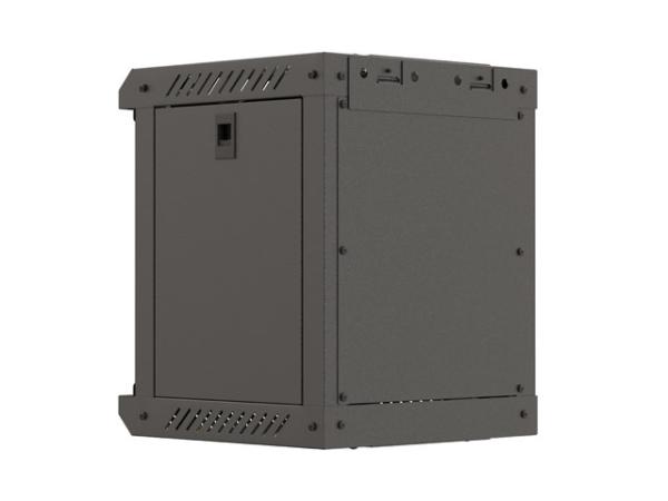 LANBERG RACKOVÁ SKRIŇA 10" PRO MONTÁŽ NA STENU 6U/ 300X300 (FLAT PACK) S PROSKLENÝMI DVERMI ČIERNA 