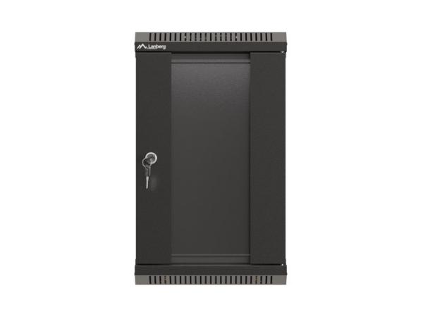 LANBERG RACKOVÁ SKRIŇA 10" NÁSTENNÁ 9U/ 300X300 (FLAT PACK) S PRESKLENÝMI DVERMI ČIERNA 