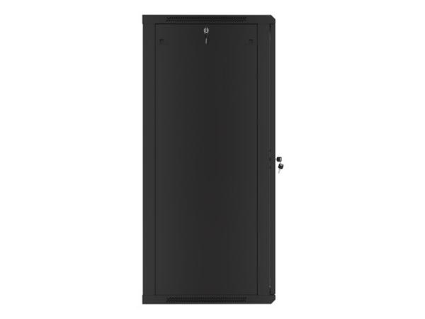 LANBERG 19" RACKOVÁ SKRIŇA PRO MONTÁŽ NA STENU 27U/ 600X600 (FLAT PACK) ČIERNA V2 