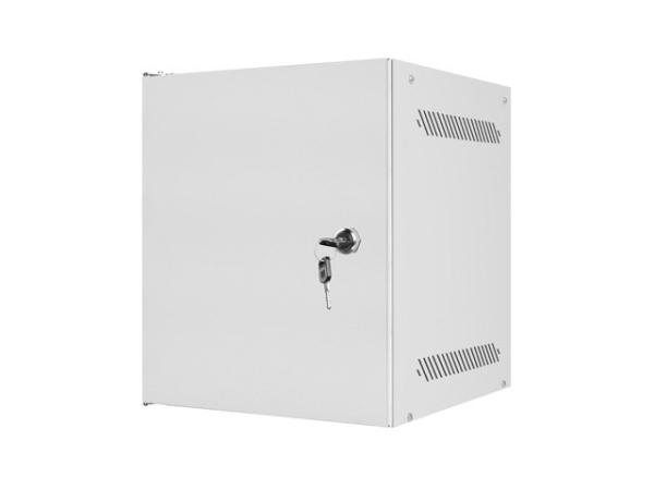 LANBERG RACKOVÁ SKRIŇA 10" PRO MONTÁŽ NA STENU 6U/ 280X310 PRO VLASTNÚ MONTÁŽ S KOVOVÝMI DVERAMI ŠEDÁ 