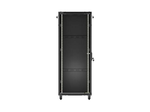 LANBERG 19" VOĽNE STOJÚCA RACKOVÁ SKRIŇA 32U/ 600X600 (FLAT PACK) S PRESKLENÝMI DVERAMI ČIERNA 