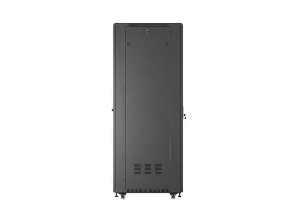 LANBERG 19" VOĽNE STOJÚCA RACKOVÁ SKRIŇA 42U/ 600X800 (FLAT PACK) S PRESKLENÝMI DVERAMI ČIERNA 