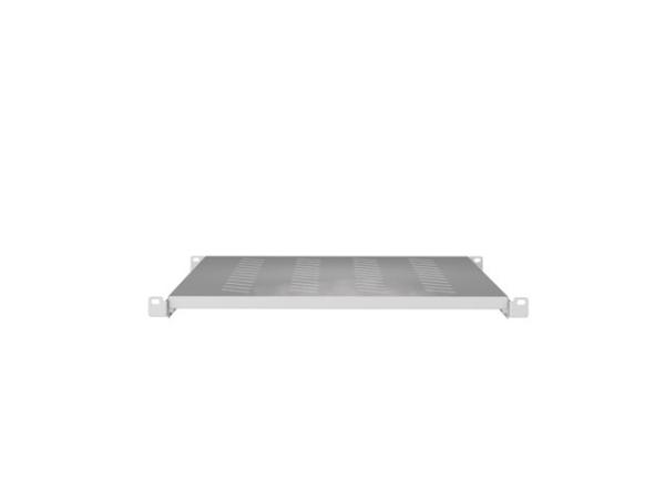 LANBERG POLICE PRO 19" SKRINE 1000MM ŠEDÁ (1U/ 483X700MM NOSNOSŤ DO 25KG, 4BODOVÁ MONTÁŽ) 