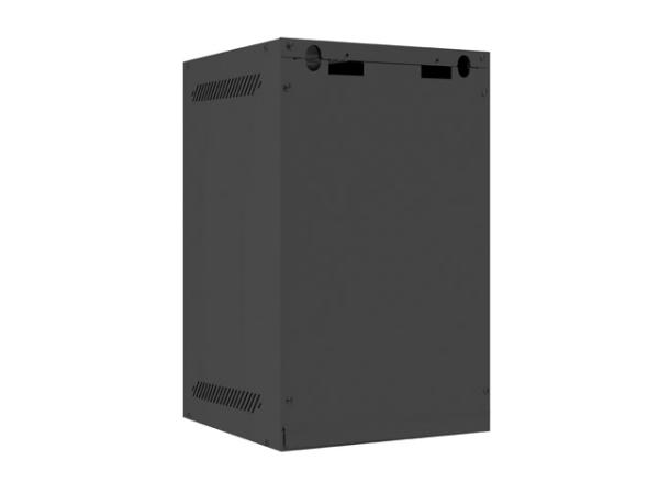 LANBERG RACKOVÁ SKRIŇA 10" PRO MONTÁŽ NA STENU 9U/ 280X310 (FLAT PACK) S PROSKLENÝMI DVERAMI ČIERNA 