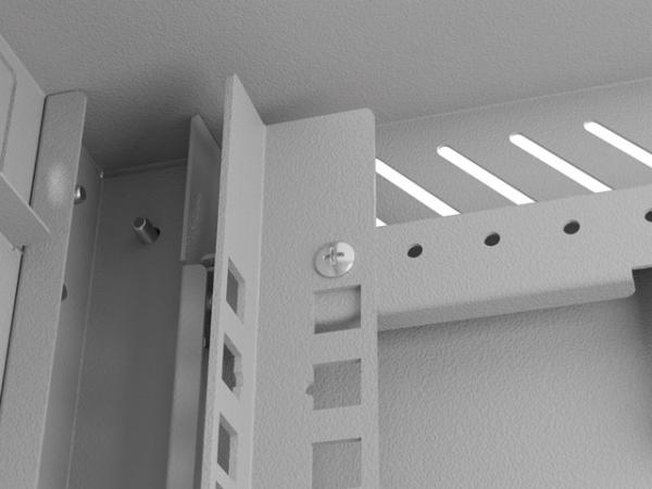 LANBERG RACKOVÁ SKRIŇA 10" NÁSTENNÁ 9U/ 300X300 (FLAT PACK) S PRESKLENÝMI DVERAMI ŠEDÁ 