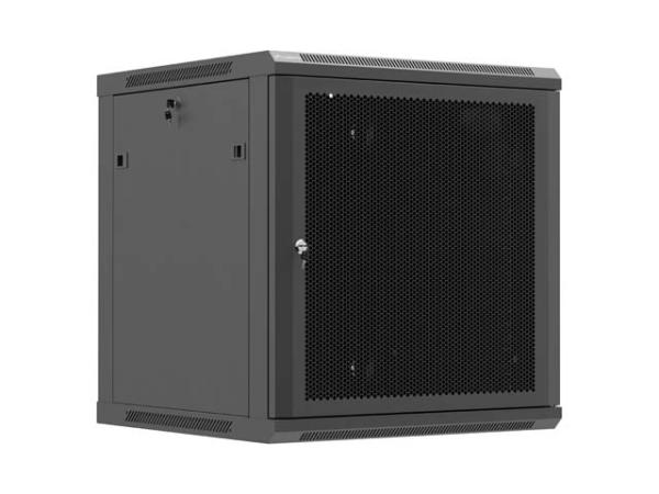 LANBERG NÁSTENNÁ INŠTALAČNÁ SKRIŇA 19" 12U 600X600 ČIERNE PERFOROVANÉ DVERE (PLOCHÉ BALENIE) 