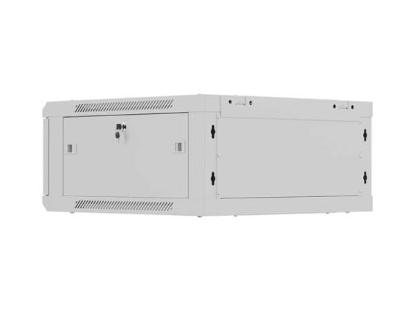 LANBERG NÁSTENNÁ INŠTALAČNÁ SKRIŇA 19" 4U 600X600 ŠEDÉ PERFOROVANÉ DVERE (PLOCHÉ BALENIE) 