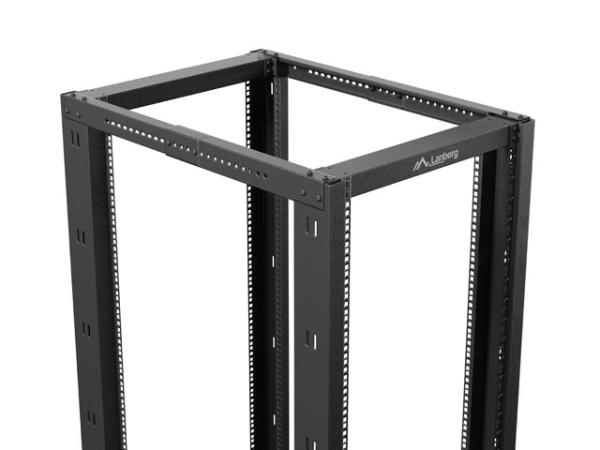 LANBERG OTVORENÝ RACK 42U 600X1000 ČIERNY 
