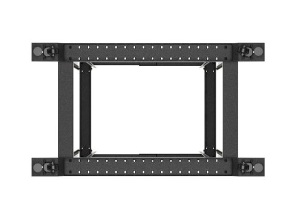 LANBERG OTVORENÝ RACK 42U 600X1000 ČIERNY 