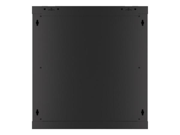 LANBERG RACKOVÁ SKRIŇA 19" NÁSTENNÁ 12U/ 600X450 PRO VLASTNÚ MONTÁŽ S KOVOVÝMI DVERAMI ČIERNA 