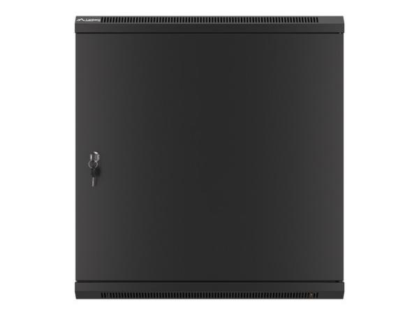 LANBERG RACKOVÁ SKRIŇA 19" NÁSTENNÁ 12U/ 600X450 PRO VLASTNÚ MONTÁŽ S KOVOVÝMI DVERAMI ČIERNA 