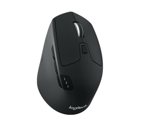 Logitech M720/ Ergonomická/ Optická/ Pre pravákov/ 1 000 DPI/ Bezdrôtová Bluetooth/ Čierna 