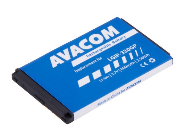 Baterie AVACOM GSLG-KF300-S800 do mobilu LG KF300 Li-Ion 3, 7V 800mAh (náhrada LGIP-330GP)