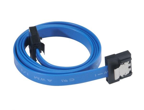 AKASA - Proslim 6Gb/ s SATA3 kabel - 50 cm - modrý