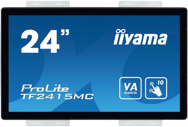 24" iiyama TF2415MC-B2: VA, FullHD, capacitive, 10P, 350cd/ m2, VGA, DP, HDMI, černý