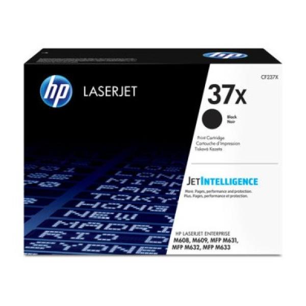 HP 37X High Yield Black Original LaserJet Toner Cartridge (CF237X) (25, 000 pages)