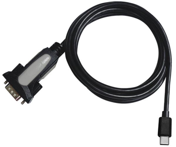 PremiumCord Převodník USB3.1 na RS232 1, 8m (USB-C konektor)