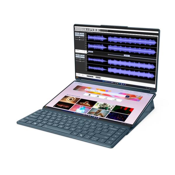 Lenovo Yoga Book 9/ 14IAH10/ U7-255H/ 14"/ 2880x1800/ T/ 32GB/ 1TB/ Intel int/ W11P/ Tidal Teal/ 3R On-Site 