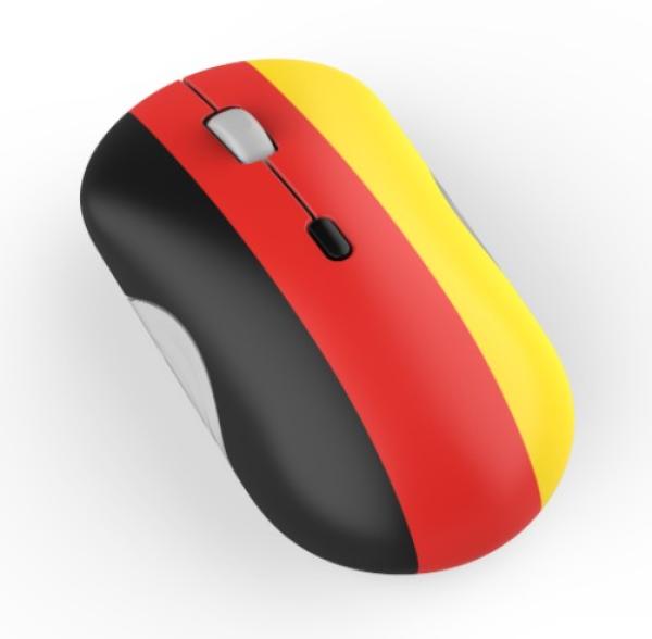 Lenovo 350 Fan edition - Nemecko/ Kancelárska/ Optická/ 1 600 DPI/ Bezdrôtové Bluetooth/ Čierna 