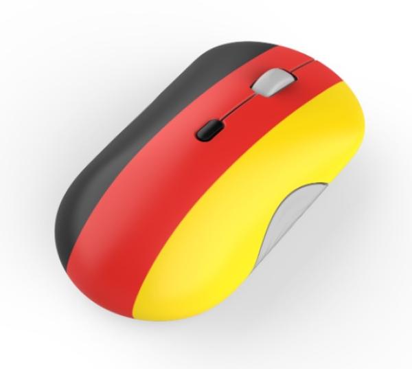 Lenovo 350 Fan edition - Nemecko/ Kancelárska/ Optická/ 1 600 DPI/ Bezdrôtové Bluetooth/ Čierna 