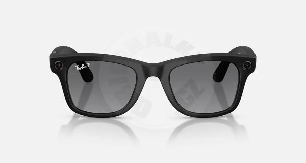 Meta Ray-Ban Gen2 Wayfarer, Matte Black, Grey Polarized Gradient 