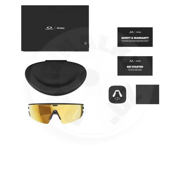 Meta Oakley Vanguard prizm 24k Lenses, black Frame 