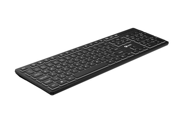 Klávesnica C-TECH KB-201-BL, nízkoprofilová,  