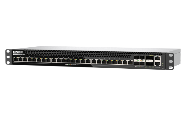 QNAP riadený switch QSW-M7230-2X4F24T (24x 10GbE port, 4x 25Gb port, 2x 100Gb port) 
