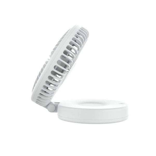 Platinet PRDF0396 skladací stolný ventilátor 19 cm, akumulátor 2400 mAh, biela 