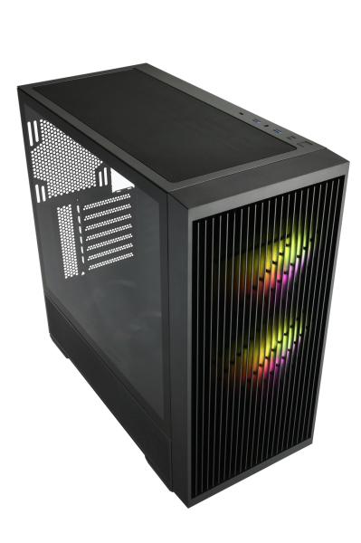 FSP M330-BA/ Midi Tower/ Transpar./ Čierna 