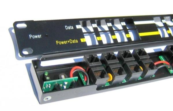 POE-PAN12, 12-portový pasívny POE panel 